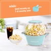 image:imageNostalgia Electric Stirring Popcorn Maker  2 Qt Capacity  Large DualPurpose Lid amp Serving Bowl  Great for Gifts Movie Nights amp Snacks  AquaAqua