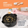 image:imageNostalgia Electric Stirring Popcorn Maker  2 Qt Capacity  Large DualPurpose Lid amp Serving Bowl  Great for Gifts Movie Nights amp Snacks  AquaBlack