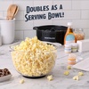 image:imageNostalgia Electric Stirring Popcorn Maker  2 Qt Capacity  Large DualPurpose Lid amp Serving Bowl  Great for Gifts Movie Nights amp Snacks  AquaBlack