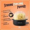 image:imageNostalgia Electric Stirring Popcorn Maker  2 Qt Capacity  Large DualPurpose Lid amp Serving Bowl  Great for Gifts Movie Nights amp Snacks  AquaBlack