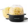 image:imageNostalgia Electric Stirring Popcorn Maker  2 Qt Capacity  Large DualPurpose Lid amp Serving Bowl  Great for Gifts Movie Nights amp Snacks  AquaBlack