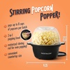 image:imageNostalgia Electric Stirring Popcorn Maker  2 Qt Capacity  Large DualPurpose Lid amp Serving Bowl  Great for Gifts Movie Nights amp Snacks  AquaBlack
