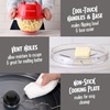 image:imageNostalgia Electric Stirring Popcorn Maker  2 Qt Capacity  Large DualPurpose Lid amp Serving Bowl  Great for Gifts Movie Nights amp Snacks  AquaRed