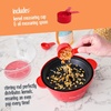 image:imageNostalgia Electric Stirring Popcorn Maker  2 Qt Capacity  Large DualPurpose Lid amp Serving Bowl  Great for Gifts Movie Nights amp Snacks  AquaRed