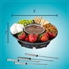 image:imageNostalgia FPS200 6Cup Stainless Steel Electric Fondue Pot with Temperature Control 6 ColorCoded Forks and Removable Pot  Perfect for Chocolate Caramel Cheese Sauces and MoreBlack