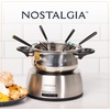 image:imageNostalgia FPS200 6Cup Stainless Steel Electric Fondue Pot with Temperature Control 6 ColorCoded Forks and Removable Pot  Perfect for Chocolate Caramel Cheese Sauces and MoreStainless Steel