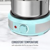 image:imageNostalgia FPS200 6Cup Stainless Steel Electric Fondue Pot with Temperature Control 6 ColorCoded Forks and Removable Pot  Perfect for Chocolate Caramel Cheese Sauces and MoreAqua