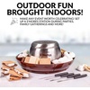 image:imageNostalgia JetPuffed Lighted Smores Caddy Essential Marshmallow Roasting and Smores Making Supplies for Camping Vacation and Backyard Bonfires Carry Handle Retractable Trays and Carry HandleOriginal Smores