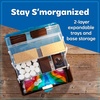 image:imageNostalgia JetPuffed Lighted Smores Caddy Essential Marshmallow Roasting and Smores Making Supplies for Camping Vacation and Backyard Bonfires Carry Handle Retractable Trays and Carry HandleJet Puffed Smores Caddy