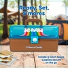 image:imageNostalgia JetPuffed Lighted Smores Caddy Essential Marshmallow Roasting and Smores Making Supplies for Camping Vacation and Backyard Bonfires Carry Handle Retractable Trays and Carry HandleJet Puffed Smores Caddy