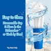 image:imageNostalgia KoolAid Squeezy Slush 10 Oz Cup for Instant Slushes from any Drink Soda or Juice with Dome and Reusable Spoon Straw Blue