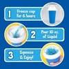 image:imageNostalgia KoolAid Squeezy Slush 10 Oz Cup for Instant Slushes from any Drink Soda or Juice with Dome and Reusable Spoon Straw Blue