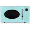 image:imageNostalgia Modern Retro Compact Countertop Microwave Oven  07 Cu Ft  700Watts with LED Digital Display  Child Lock  Easy Clean Interior  LavenderAqua