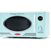 image:imageNostalgia Modern Retro Compact Countertop Microwave Oven  07 Cu Ft  700Watts with LED Digital Display  Child Lock  Easy Clean Interior  LavenderAqua