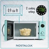 image:imageNostalgia Modern Retro Compact Countertop Microwave Oven  07 Cu Ft  700Watts with LED Digital Display  Child Lock  Easy Clean Interior  LavenderAqua