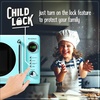 image:imageNostalgia Modern Retro Compact Countertop Microwave Oven  07 Cu Ft  700Watts with LED Digital Display  Child Lock  Easy Clean Interior  LavenderAqua