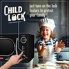 image:imageNostalgia Modern Retro Compact Countertop Microwave Oven  07 Cu Ft  700Watts with LED Digital Display  Child Lock  Easy Clean Interior  LavenderBlack