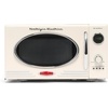image:imageNostalgia Modern Retro Compact Countertop Microwave Oven  07 Cu Ft  700Watts with LED Digital Display  Child Lock  Easy Clean Interior  LavenderIvory