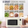 image:imageNostalgia Modern Retro Compact Countertop Microwave Oven  07 Cu Ft  700Watts with LED Digital Display  Child Lock  Easy Clean Interior  LavenderIvory