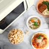 image:imageNostalgia Modern Retro Compact Countertop Microwave Oven  07 Cu Ft  700Watts with LED Digital Display  Child Lock  Easy Clean Interior  LavenderIvory