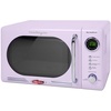 image:imageNostalgia Modern Retro Compact Countertop Microwave Oven  07 Cu Ft  700Watts with LED Digital Display  Child Lock  Easy Clean Interior  LavenderLavender
