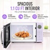 image:imageNostalgia Modern Retro Compact Countertop Microwave Oven  07 Cu Ft  700Watts with LED Digital Display  Child Lock  Easy Clean Interior  LavenderLavender