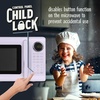 image:imageNostalgia Modern Retro Compact Countertop Microwave Oven  07 Cu Ft  700Watts with LED Digital Display  Child Lock  Easy Clean Interior  LavenderLavender