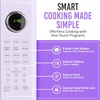 image:imageNostalgia Modern Retro Compact Countertop Microwave Oven  07 Cu Ft  700Watts with LED Digital Display  Child Lock  Easy Clean Interior  LavenderLavender