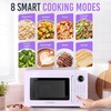 image:imageNostalgia Modern Retro Compact Countertop Microwave Oven  07 Cu Ft  700Watts with LED Digital Display  Child Lock  Easy Clean Interior  LavenderLavender