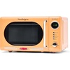 image:imageNostalgia Modern Retro Compact Countertop Microwave Oven  07 Cu Ft  700Watts with LED Digital Display  Child Lock  Easy Clean Interior  LavenderOrange