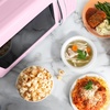 image:imageNostalgia Modern Retro Compact Countertop Microwave Oven  07 Cu Ft  700Watts with LED Digital Display  Child Lock  Easy Clean Interior  LavenderPink