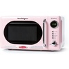 image:imageNostalgia Modern Retro Compact Countertop Microwave Oven  07 Cu Ft  700Watts with LED Digital Display  Child Lock  Easy Clean Interior  LavenderPink