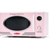 image:imageNostalgia Modern Retro Compact Countertop Microwave Oven  07 Cu Ft  700Watts with LED Digital Display  Child Lock  Easy Clean Interior  LavenderPink