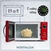 image:imageNostalgia Modern Retro Compact Countertop Microwave Oven  07 Cu Ft  700Watts with LED Digital Display  Child Lock  Easy Clean Interior  LavenderRed