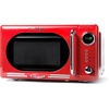 image:imageNostalgia Modern Retro Compact Countertop Microwave Oven  07 Cu Ft  700Watts with LED Digital Display  Child Lock  Easy Clean Interior  LavenderRed