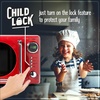 image:imageNostalgia Modern Retro Compact Countertop Microwave Oven  07 Cu Ft  700Watts with LED Digital Display  Child Lock  Easy Clean Interior  LavenderRed