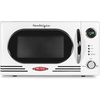 image:imageNostalgia Modern Retro Compact Countertop Microwave Oven  07 Cu Ft  700Watts with LED Digital Display  Child Lock  Easy Clean Interior  LavenderWhite
