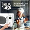 image:imageNostalgia Modern Retro Compact Countertop Microwave Oven  07 Cu Ft  700Watts with LED Digital Display  Child Lock  Easy Clean Interior  LavenderWhite