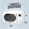 image:imageNostalgia Modern Retro Compact Countertop Microwave Oven  07 Cu Ft  700Watts with LED Digital Display  Child Lock  Easy Clean Interior  LavenderWhite