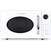 image:imageNostalgia Modern Retro Compact Countertop Microwave Oven  07 Cu Ft  700Watts with LED Digital Display  Child Lock  Easy Clean Interior  LavenderWhite