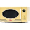 image:imageNostalgia Modern Retro Compact Countertop Microwave Oven  07 Cu Ft  700Watts with LED Digital Display  Child Lock  Easy Clean Interior  LavenderYellow