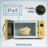 image:imageNostalgia Modern Retro Compact Countertop Microwave Oven  07 Cu Ft  700Watts with LED Digital Display  Child Lock  Easy Clean Interior  LavenderYellow