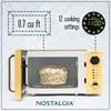 image:imageNostalgia Modern Retro Compact Countertop Microwave Oven  07 Cu Ft  700Watts with LED Digital Display  Child Lock  Easy Clean Interior  LavenderYellow