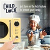 image:imageNostalgia Modern Retro Compact Countertop Microwave Oven  07 Cu Ft  700Watts with LED Digital Display  Child Lock  Easy Clean Interior  LavenderYellow