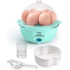 image:imageNostalgia MyMini 7 Egg Cooker makes 7 soft medium or hard boiled eggs egg bowls includes egg white separator Teal