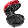 image:imageNostalgia MyMini Personal Electric Santa Waffle Maker Holiday Themed 5Inch Cooking Surface Hash browns French Toast Grilled Cheese Quesadilla Brownies Cookies Red