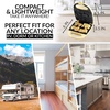 image:imageNostalgia MyMini Personal Electric Waffle Maker 5Inch Cooking Surface Hash browns French Toast Grilled Cheese Quesadilla Brownies Cookies AquaAnimal