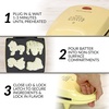 image:imageNostalgia MyMini Personal Electric Waffle Maker 5Inch Cooking Surface Hash browns French Toast Grilled Cheese Quesadilla Brownies Cookies AquaAnimal