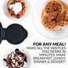image:imageNostalgia MyMini Personal Electric Waffle Maker 5Inch Cooking Surface Hash browns French Toast Grilled Cheese Quesadilla Brownies Cookies AquaAqua