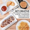 image:imageNostalgia MyMini Personal Electric Waffle Maker 5Inch Cooking Surface Hash browns French Toast Grilled Cheese Quesadilla Brownies Cookies AquaAqua